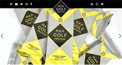 Desktop Screenshot of maxgolfprotein.com